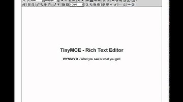 The Basics of TinyMCE Tutorial