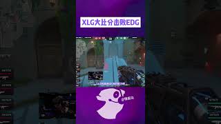 XLG大比分击败EDG #无畏契约 #情报马 #电子竞技 #游戏 游戏 吃鸡类
