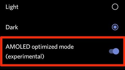How to get AMOLED Optimised mode on Discord (Android only)