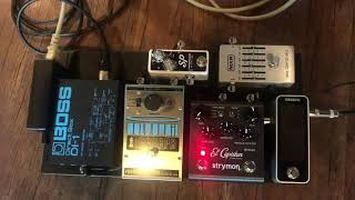 BOSS DI-1 기반 HOLYGRAIL Reverb,  EL Capistan Acousticpedalboard/원미사운드