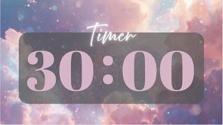 30 Minute Timer | Calming Start and End Sounds