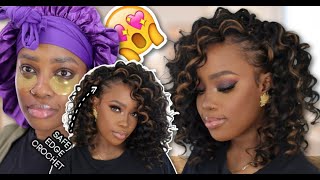 SAFE EDGES Illusion Crochet Braid HACK! NO CORNROWS! | Toyotress Ocean Wave | MARY K. BELLA