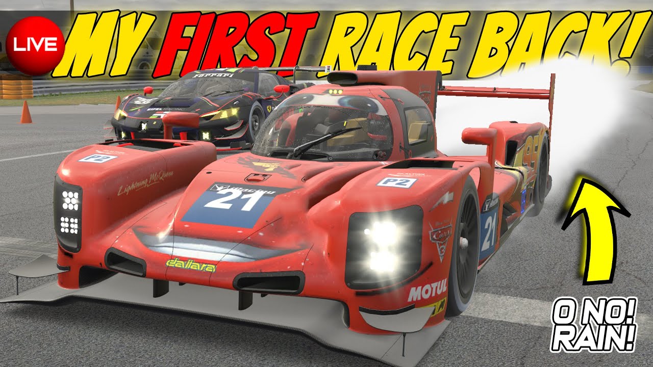 🟡 the TEAM is BACK Racing and its my FIRST race in the RAIN!!!. SEBRING ...