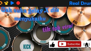 dj gak suka gelay x bila dia mencintaiku | ( real drum ) |cover|