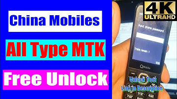 How To Remove Password On All MTK Keypad Mobile Without box Free Tool | QMobile Power 2000