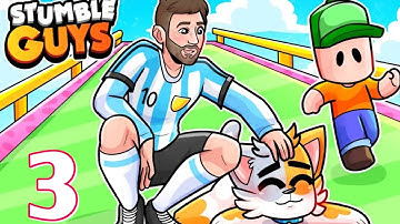 Stumble Guy‪s‬ - Gameplay Walkthrough Part 3 - First Win (iOS, Android)