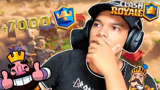 GANANDO VARIAS PARTIDAS EN +7000 COPAS - "Clash Royal"