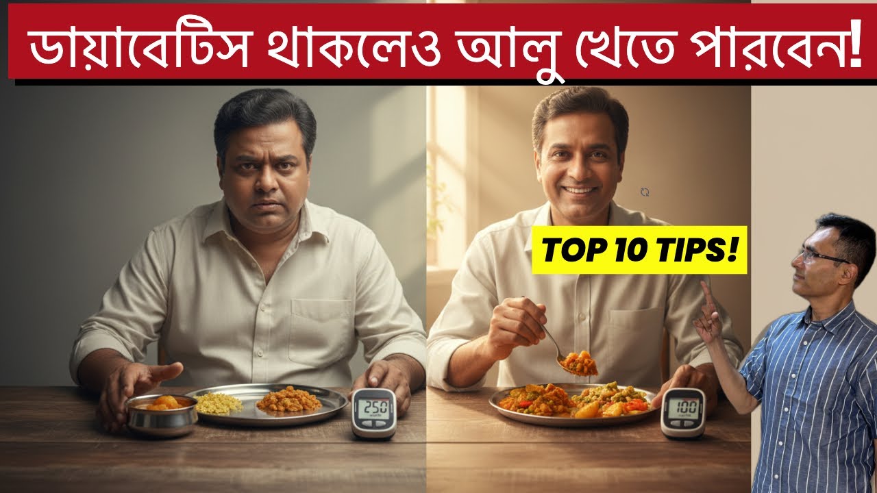 ডায়াবেটিস রোগীরাও আলু খেতে পারেন! শিখুন ১০টি সেফ ফর্মুলা | Eat Potato Without Spiking Sugar
