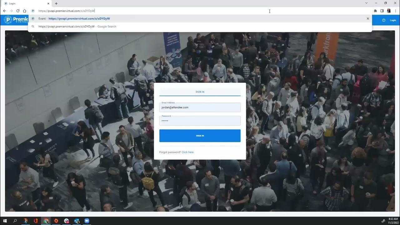 ATTENDEE TRAINING NOV 22 YouTube