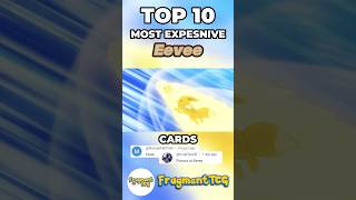 Top 10 Eevee cards #pokemon #shorts #eevee