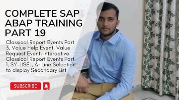 19. Classical Reports Events Part 3, Interactive Classical Report Events Part 1