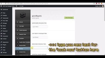 Tour Package Theme -  How to change the Book Now Button text