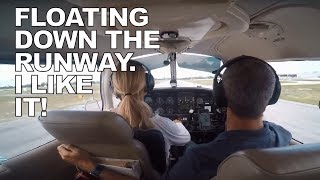 Ground Effect and Go Arounds - Flying Lesson 29 - Floating Down the Runway
