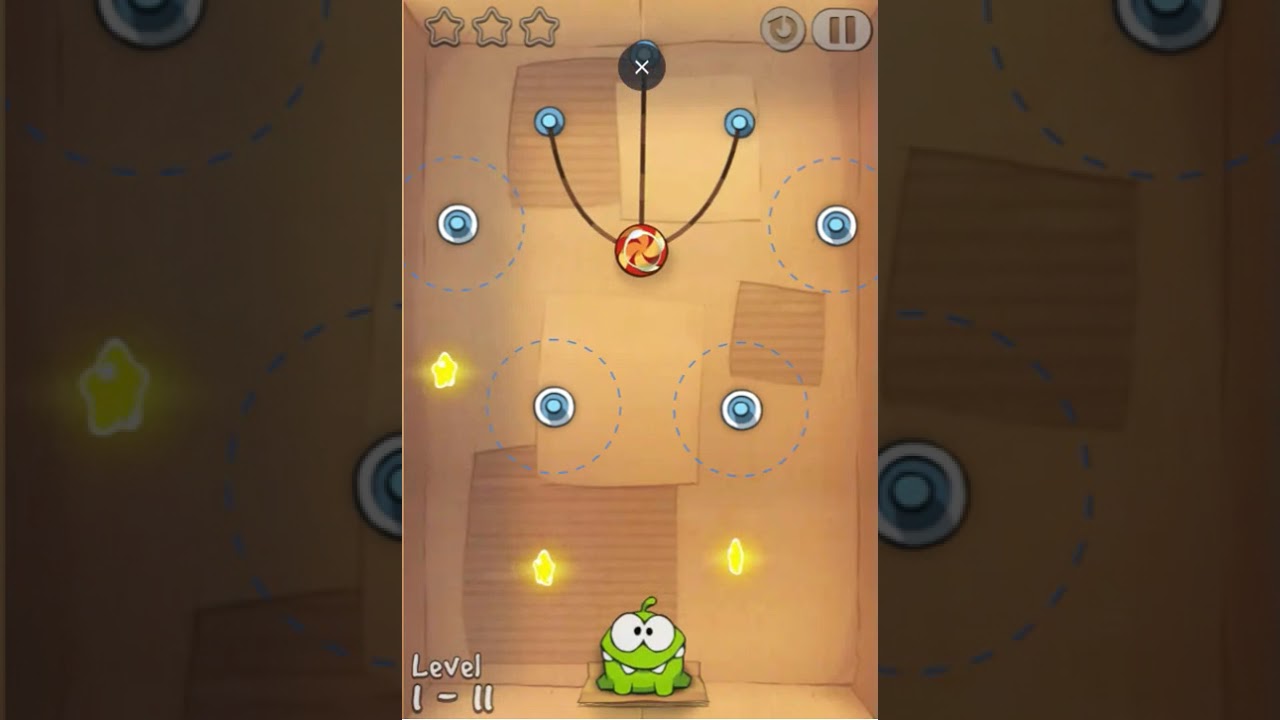 Playing Cut the rope on Cool math games!