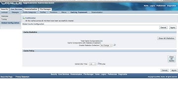 Clear Cache On Oracle EBS