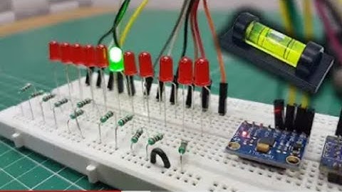 Arduino LED Spirit Level MPU6050||Electronic Tech Podda