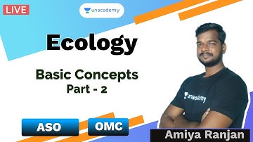 OMC & ASO | Ecology | Basic concepts | L-2 | Amiya Ranjan Das