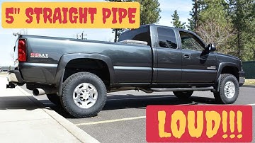 Duramax 5" Straight Pipe - Pure Sound (Headphone users beware!!)