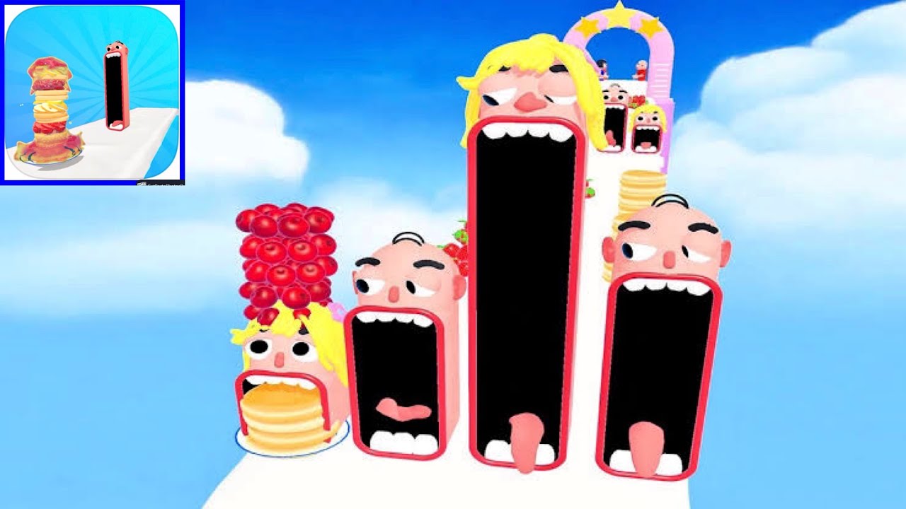 Max Levels in - Pancake Run 😾😱😾Gameplay New Big Update - Android, iOS 🤪👋