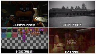 FNaF: Legacy – All Jumpscares, Cutscenes, Minigame & Extras