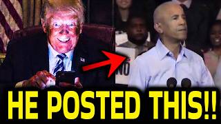 Trump Posts THIS At 1AM After Obama RUINED HIM