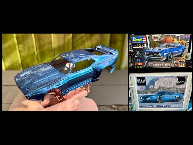 Part 2 - Revell 1/25 '71 Ford Mustang Boss 351/Iceman Collection
