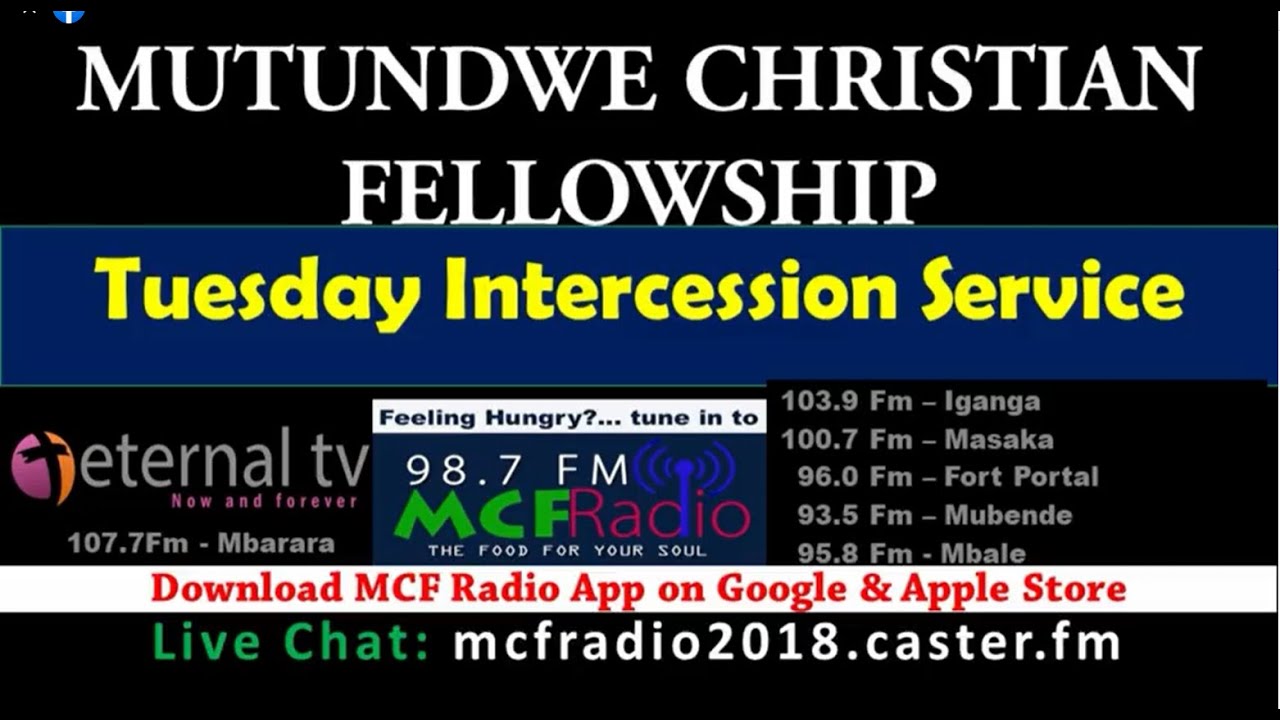 𝐌𝐂𝐅 𝐑𝐚𝐝𝐢𝐨: 𝐌𝐮𝐭𝐮𝐧𝐝𝐰𝐞 𝐓𝐮𝐞𝐬𝐝𝐚𝐲 𝐢𝐧𝐭𝐞𝐫𝐜𝐞𝐬𝐬𝐢𝐨𝐧 𝐬𝐞𝐫𝐯𝐢𝐜𝐞 𝐖𝐢𝐭𝐡 𝐏𝐚𝐬𝐭𝐨𝐫 Justine Mugerwa 19-November -𝟐𝟎𝟐𝟒