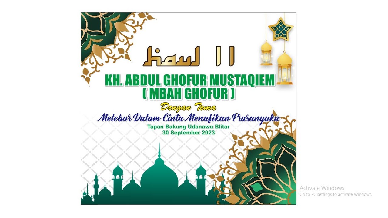 🔴 LIVE HAUL XI  KH. ABDUL GHOFUR MUSTAQIEM || TAPAN BAKUNG UDANAWU BLITAR