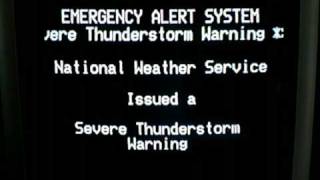Emergency Alert System Warning - June 9 2009 3:38 PM PDT