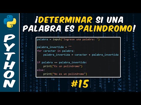 How to Determine if a Word is a Palindrome in Python | #15