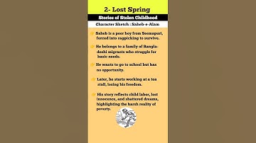 Character Sketch of Sahab-e-Alam || Lost Spring by Anees Jung || Mirza Sir