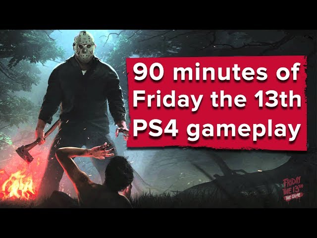 90 minutes of Friday the 13th: The Game PS4 gameplay - Live stream 