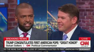 CNN Host Shuts Down MAGA Guest Over Pope Comment!