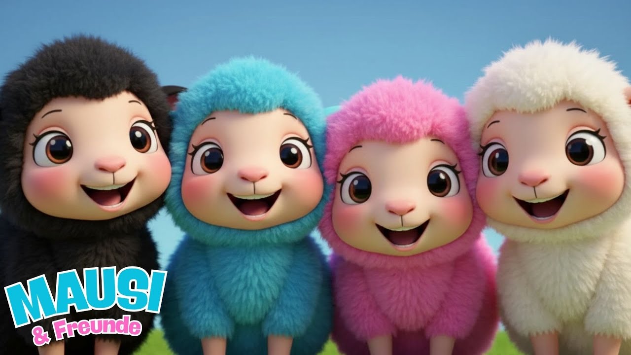 Mäh, Mäh, Bunte Schafe 🐑 Lustiges Kinderlied!  | Mausi & Freunde