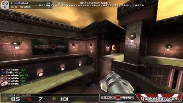 ZeRo4 Vs rawfuh - QuakeLive - Quakecon 2008 (SHOUTCAST) PART 2/4