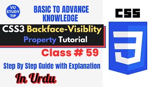 css3 backface visibility property|class 59|css3 backface-visibility tutorial|in urdu|@vustudy4121
