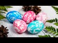 3 Варианта ПАСХАЛЬНЫХ Яиц - Как КРАСИВО Покрасить яйца на ПАСХУ 2021