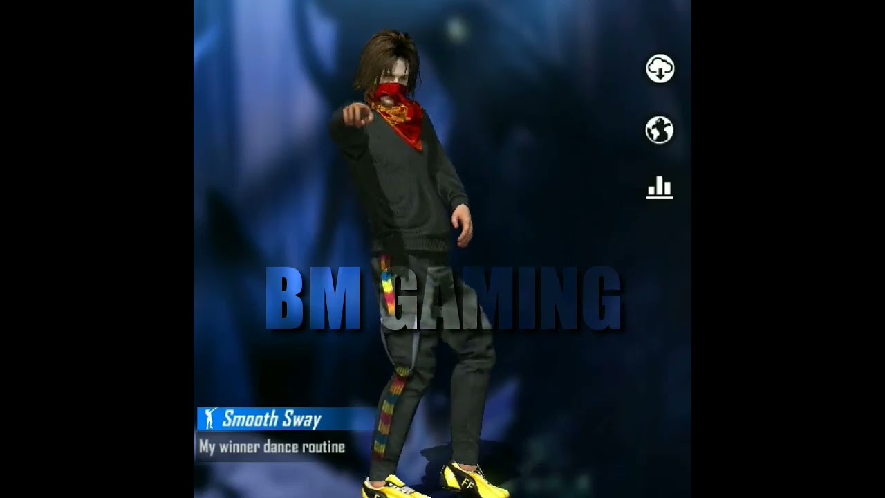 SMOOTH SWAY EMOTE FF || FREE FIRE ELITE PASS EMOTE || 