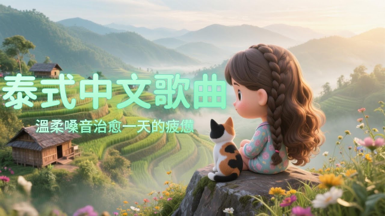 【夢潔聽歌】溫柔嗓音泰式中文歌曲，治愈一天的疲憊 | A gentle Thai-style Chinese vocal song for relaxation and stress relief