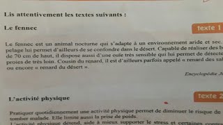 كتاب الفرنسية أولى متوسط ص 56و 57 séquence 3