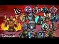 Shadow Fight 2 Legendary Volcano Vs All Bosses 
