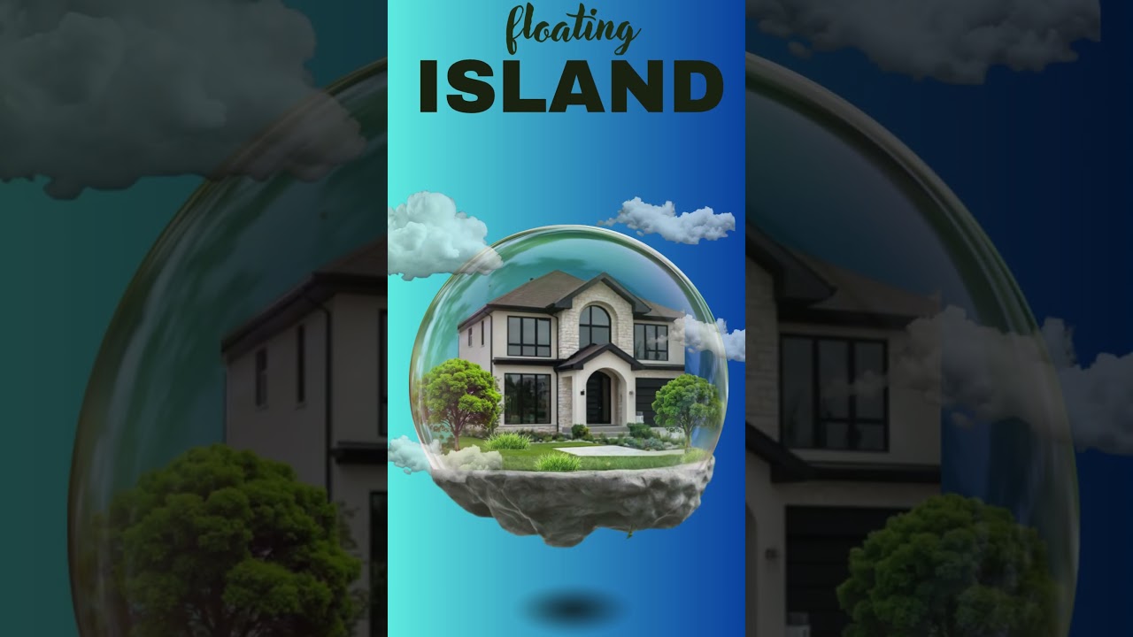 Cool Photoshop Effect in Canva FLOATING ISLAND 