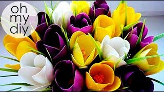 DIY TULIPS Flowers from spoons DIY HOME DECORATION DIY Room Decor