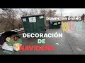 DUMPSTER DIVING DECORACIÓN NAVIDEÑA 😱🤩👈#dumpsterdiving #loquetiranenusa