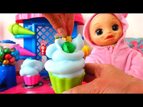 Morning routine with Baby Alive and Luvabella doll