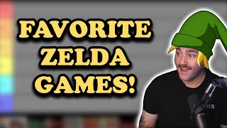 Ranking my FAVORITE Zelda Games!