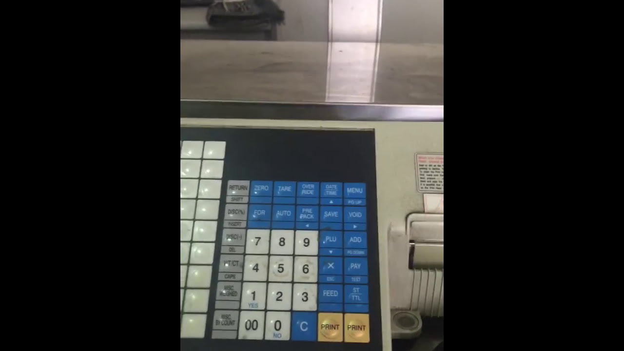 اعداد وبرمجة ميزان نوع CAS Module CL5000J