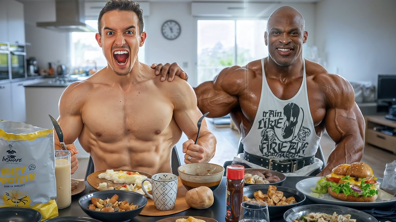 JE MANGE COMME L'HOMME LE PLUS MUSCLÉ AU MONDE PENDANT 24H !! (Ronnie Coleman)