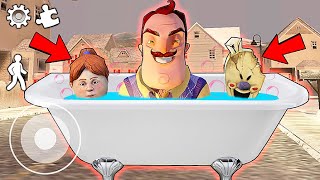 SUPER FRIEND! || Funny moments in Hello Neighbour || Experiments with Neighbour