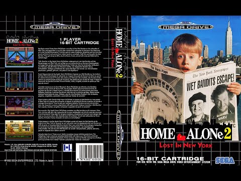 Один Дома 2 | Home Alone 2: Lost in New York прохождение | Игра (SEGA Genesis, Mega Drive) Стрим RUS